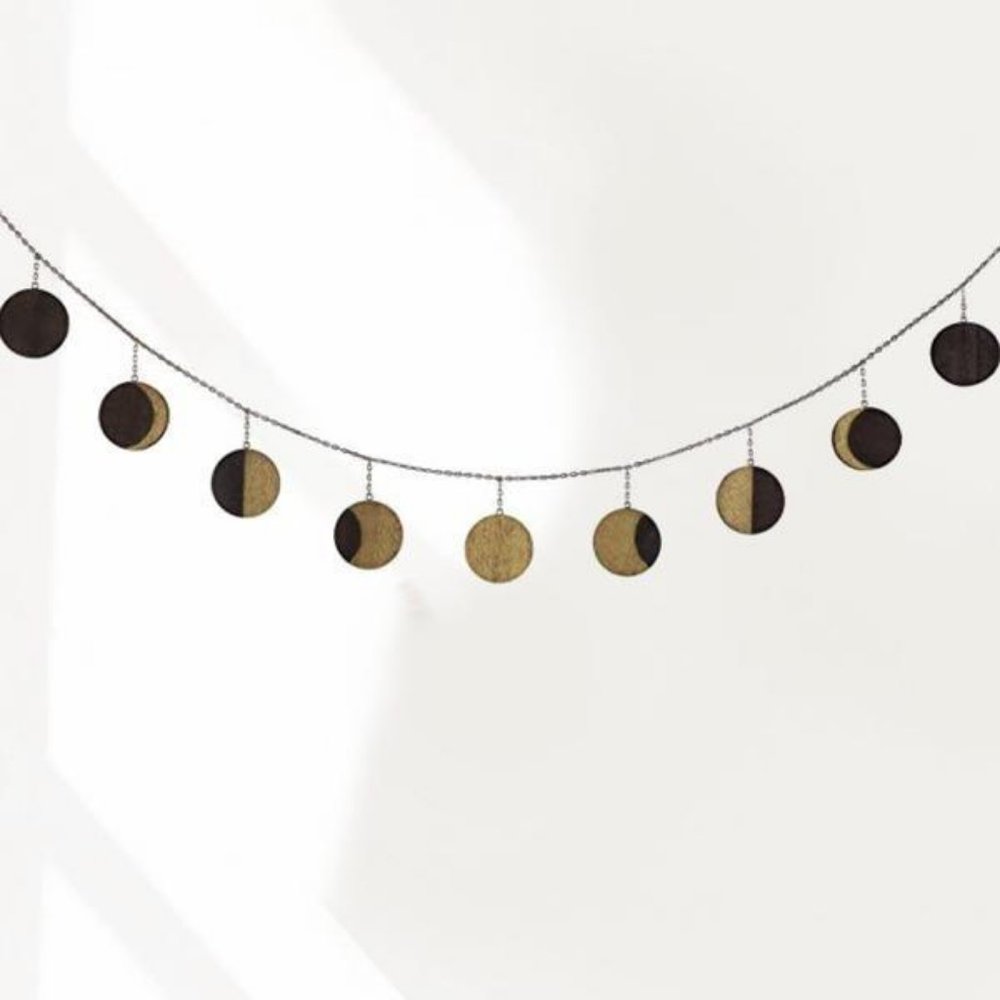 🌻NEW🌻 Bohemian Moon Phase Wood Wall Hanging - Picture 6 of 6